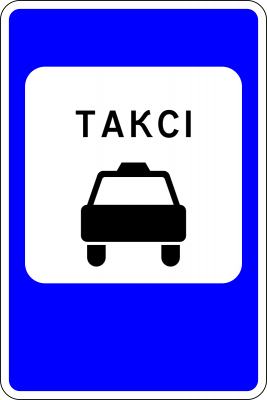 Дорожный знак 5.14.2 Место стоянки такси